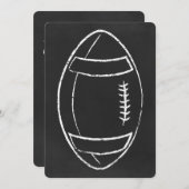 krijt football kaart (Voorkant / Achterkant)