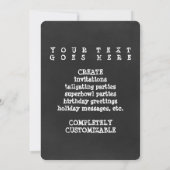 krijt football kaart (Achterkant)