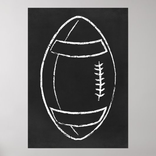 krijt football poster (Voorkant)