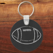 krijt football sleutelhanger (Voorkant)