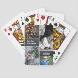 Krijt, Fotocollage, verticaal Pokerkaarten