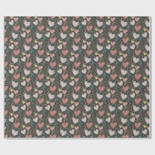 Krijt Hart Wrapping Papier (Vlak)