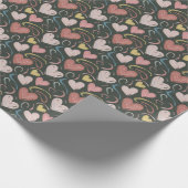 Krijt Hart Wrapping Papier (Hoek)