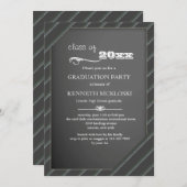 Krijt Jaar Afstuderen Invitation Kaart (Voorkant / Achterkant)