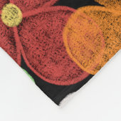 Krijt Madeliefjes Fleece Deken (Hoek)
