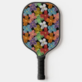 Krijt Madeliefjes Pickleball Paddle (Voorkant)