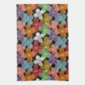 Krijt madeliefjes theedoek (Verticaal)