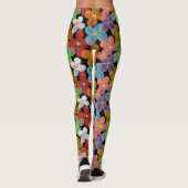 Krijt Madeliefjes Zakmap Leggings (Achterkant)