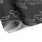 Krijt Omtrek Cadeaupapier (Rol Hoek)