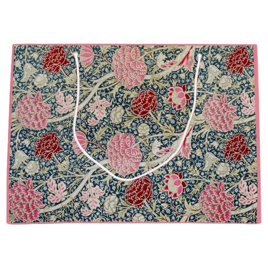 Krijt Patroon (van William Morris) Groot Cadeauzakje (Voorkant)