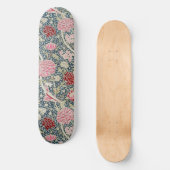 Krijt Patroon (van William Morris) Persoonlijk Skateboard (Voorkant)