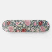 Krijt Patroon (van William Morris) Persoonlijk Skateboard (Horizontaal)