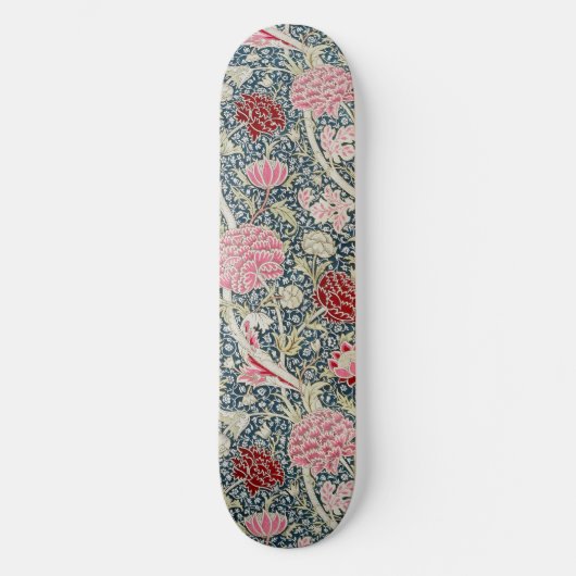 Krijt Patroon (van William Morris) Persoonlijk Skateboard (Voorkant)