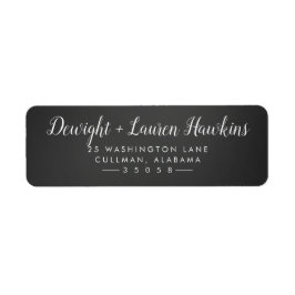 Krijt retour adreslabel etiket