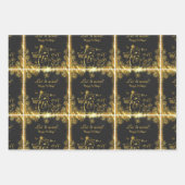 Krijt Sneeuwman-Laat het sneeuwen Inpakpapier Vel (Voorkant)