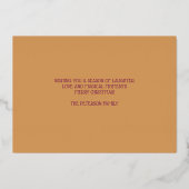 Krijt Tekening Kerst Beer Gift Snoep Ornament Folie Feestdagenkaart (Achterkant)