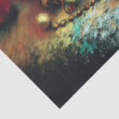 Krijt Tekening Kerst Beer Gift Snoep Ornament Tissuepapier (Detail)