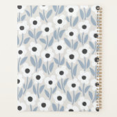 Krijtbloem Tuin Blauwe Winter Vibe Planner (Achterkant)