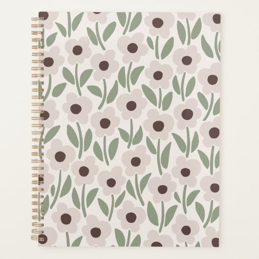 Krijtbloem Tuin Gedempte Bes Mix Planner (Voorkant)