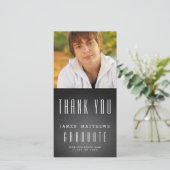 KRIJTBOARD GRAD | AFSTUDEERDANKJE FOTOCARD BEDANKKAART (Staand voorkant)