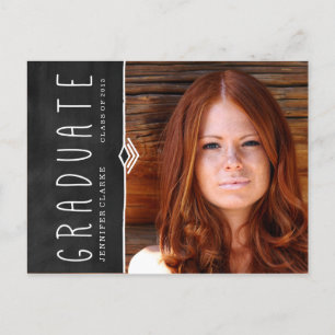 KRIJTBORD   2015 AFSTUDEERPARTY UITNODIGING BRIEFKAART