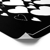 Krijtbord 40e verjaardag gastboekposter poster (Hoek)