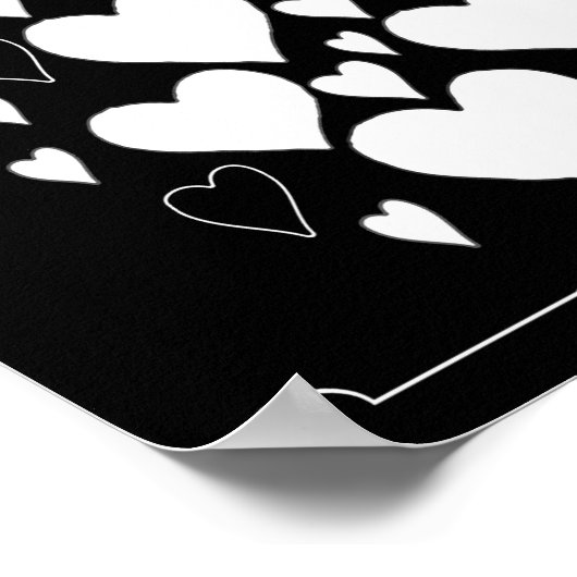 Krijtbord 40e verjaardag gastboekposter poster (Hoek)