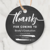 Krijtbord Afstuderen Bedankt voor de komende Bedankjes Labels (Voorkant)