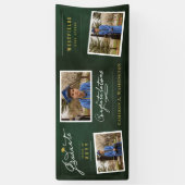 Krijtbord Afstuderen Script 3 Foto Afstudeerder Pa Spandoek (Verticaal)