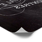 Krijtbord Alice in Wonderland theepartij theekopje Poster (Hoek)