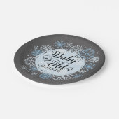 Krijtbord Baby Het is koud buiten 7" papier Bord (Gekanteld)