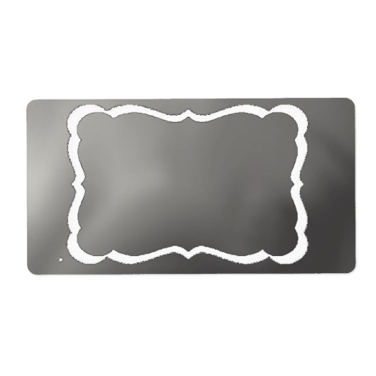 Krijtbord Backing voor Labels.... Etiket (Voorkant)