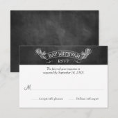 Krijtbord Bat Mitzvah Response RSVP (Voorkant / Achterkant)