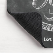 Krijtbord Beste Papa Ooit Vaderdag Gepersonaliseer Muismat (Hoek)