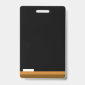 Krijtbord bibliotheek verticale halpas badge (Achterkant)