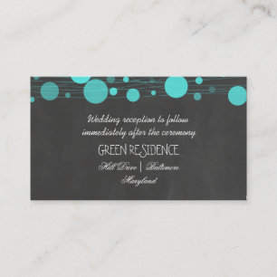 Krijtbord Blauwe Lantaarn Wedding Insert Informatiekaartje