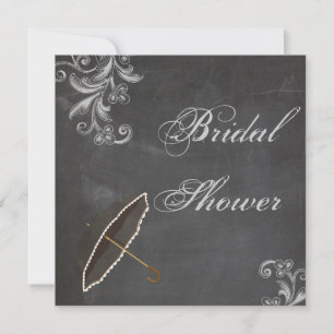 krijtbord bloemig Vrijgezellenfeest Kaart