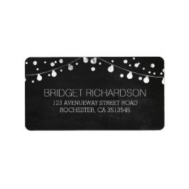 krijtbord bruiloft adresetiketten etiket