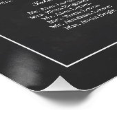 Krijtbord Bruiloft Zitkaart Poster (Hoek)
