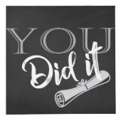 Krijtbord Custom Afstuderen Photo Cube Kubus (Rechts)