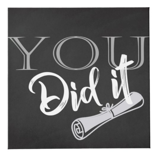 Krijtbord Custom Afstuderen Photo Cube Kubus (Rechts)