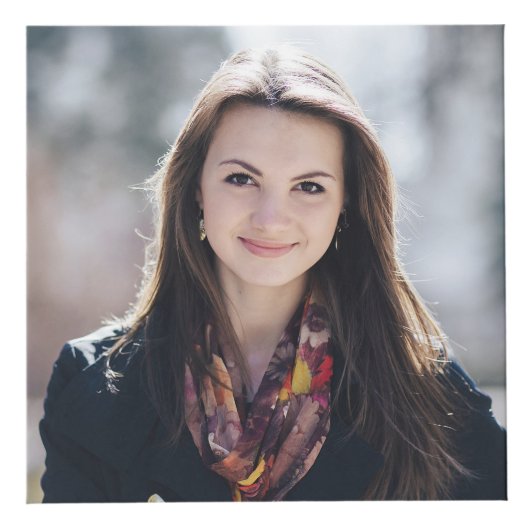 Krijtbord Custom Afstuderen Photo Cube Kubus (Voorkant)