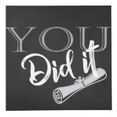 Krijtbord Custom Afstuderen Photo Cube Kubus (Rechts)