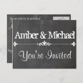  Krijtbord Custom Briefkaart (Voorkant / Achterkant)