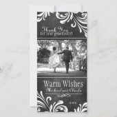  krijtbord dank u fotokaart (4x8) bedankkaart (Voorkant)