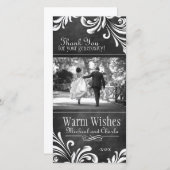 krijtbord dank u fotokaart (4x8) bedankkaart (Voorkant / Achterkant)