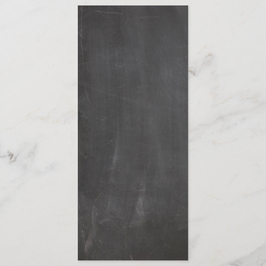 Krijtbord en slingerlampjes Bruiloftsbar Menu (Achterkant)