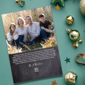 Krijtbord Favoriete Herinneringen Jaarlijkse Fotoc Feestdagenkaart