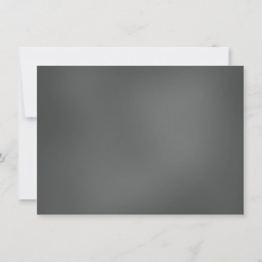 Krijtbord Gender Reveal Douche Uitnodiging (Achterkant)