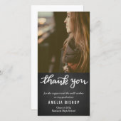 Krijtbord Geslaagd Bedankt Typografie (Voorkant / Achterkant)